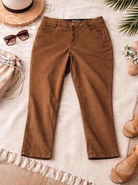 Democracy Relaxed-Fit Pants in Tan